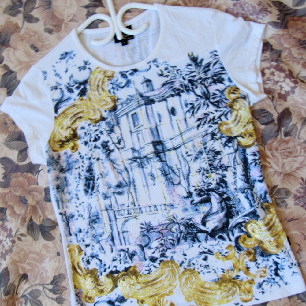 Just Cavalli Women White t-shirt,Small
